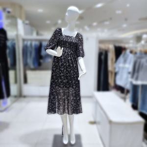 [밸리걸] 플라워 쉬폰 스모킹 원피스 226890