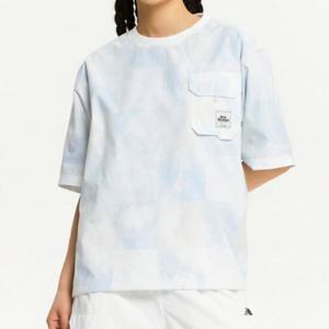 뉴발란스반팔티 KQJ NBNCE21413-99 UNI 썸머 시어서커 반팔 티셔츠 SEMI OVER FIT