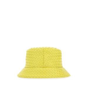 BOTTEGA VENETA 노란색 술 가죽 모자 734270VZQO5 7193