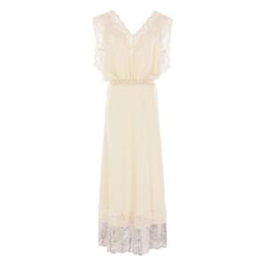 파코라반 미디 원피스 25ECRO097PO0336 742 P CHAMPAGNE