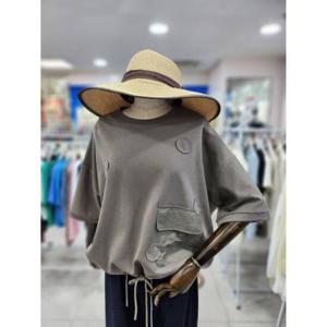 스테파니 세이브존08 도트 스트링 라운드 반팔 A25TS5217