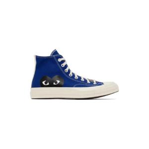 꼼데가르송 스니커즈 블루 Converse 하프 하트 척 70 스니커즈 222246M236003