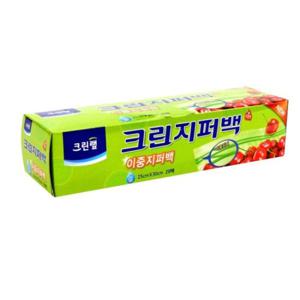 크린랩 이중지퍼백 25 X 30 20매