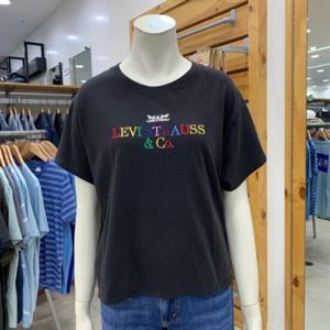 [리바이스]여성 그래픽 바시티 반팔티셔츠 69973-0056