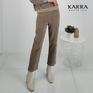 KARRA 뒷밴딩코듀로이와이드팬츠_KB1WPT014A