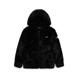 [내셔널지오그래픽 키즈] K234UFJ920 페이크퍼 후드 자켓 CARBONBLACK