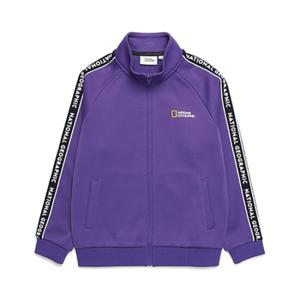 [내셔널지오그래픽 키즈] N211KFT030 테이프 트레이닝 풀집업자켓 PURPLE