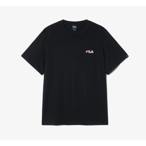 휠라 베이직 스몰리니어 반팔티 공용 FS2RSH2101X BLK OWH RED