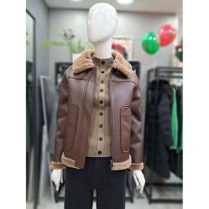 오프리미츠 세이브존04 하프 무스탕 코트 M24CT3C30