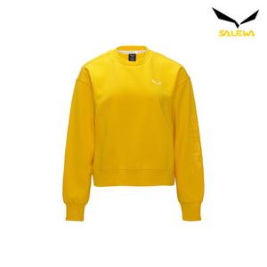 살레와 여성 라바레도 살레와 로고 프린트 맨투맨 O2LT451YELW