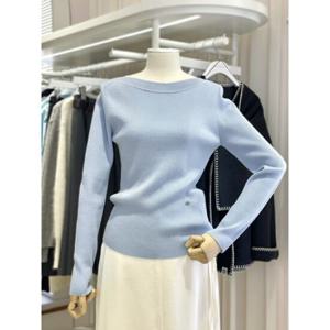 올리브데올리브 (OK5SP268) 립라인넥 데일리핏 골지니트 OLIVE  DES  OLIVE