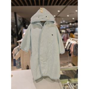 [블루독베이비] 25 SS(민트)디노뱀부목욕가운   출산선물 돌 백일 바스가운 조카 용품 (45970AHD01) ch 25