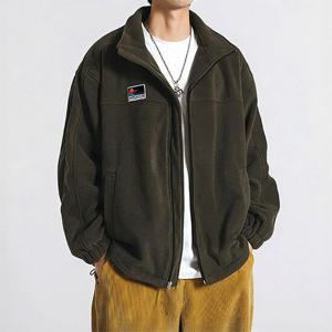 [짝꿍닷컴]하이넥 남성 3컬러 데일리 플리스 집업 IS-JP30