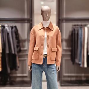 [알렉시스엔] 제시뉴욕 울혼방 카라 반코트 BEW5DNHL8130