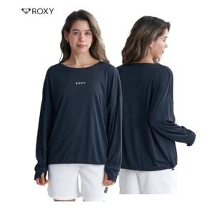 [퀵실버] 록시 여성 스트링타이 루즈핏 래쉬가드 RE21RS200_BLK