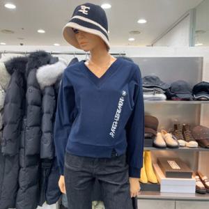 [에고이스트]레터링 포인트 브이넥 티셔츠 (EQ2ET305)