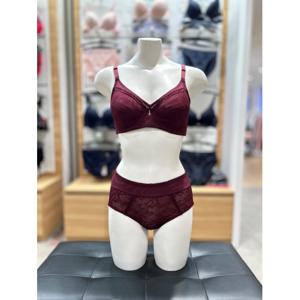 [바디시크릿] 보디가드]와인 파워네트 부인용 풀컵 브라 맥시면팬티 셋트 BGWBA691 BGWPA691