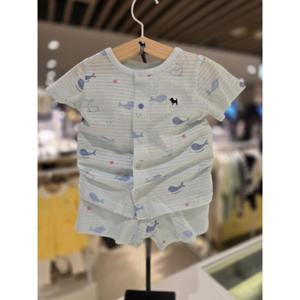 [블루독베이비] 25 SS(민트)큐티돌핀반팔내의 (4537005416) 백일 돌 신생아 조카선물 유아아기옷 여름 출산