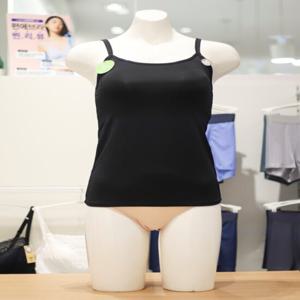 [애니바디] 인견 캐미형 브라탑 런닝 ANVT24A05 BK(09)
