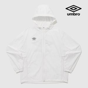 [엄브로] 액티브 베이직 후드형 바람막이 자켓 UQ123SJK31 WHT