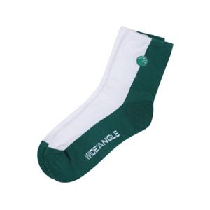(온)[와이드앵글] WWP24S02G8 -CO 칼라 배색 미들 삭스 (Green)