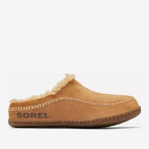 소렐 인조 퍼 라이닝 텍스타일 슬립온 뮬 1923641 Camel Brown
