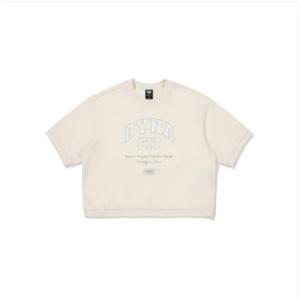 [다이나핏] 여성 PEEPS (핍스) 기능성 오버핏 라운드 반팔 티셔츠 YWM23245Y3