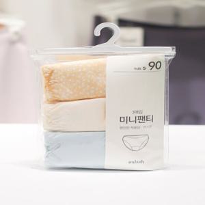 [애니바디] 미니 면 3매입 팬티 옐로우 꽃점 ANPD24A20