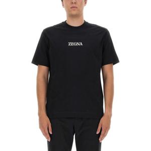 에르메네질도제냐 반팔 티셔츠 E7364 A777K09 BLACK