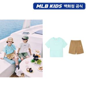 [MLB키즈PG] 아웃도어 반팔 티셔츠 세트 (7AS1CP243-43BGD)