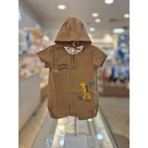 아가방 세이브존03 아가방 브라운 라비 기린 반팔 우주복(모자) AG01S327503A
