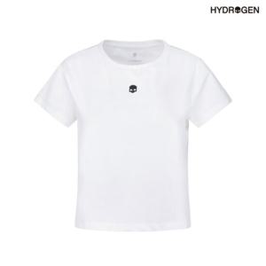 [하이드로겐] 여성 소로나 크롭 반팔라운드 H21D2TR412_WH