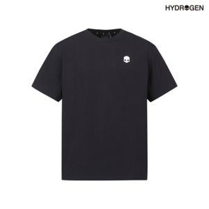 [하이드로겐] 유니 등판 빅스컬 반팔라운드 H31D2TR701_BK