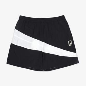 휠라반바지 TQJ FS2TRF2103X-BLK 컴포트핏 플래그 4부 반바지
