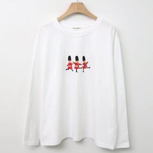 샵앤) 여성 국산 라운드넥 병정 4컬러 긴팔 면 100 티셔츠 FJ-WSH-4290-아이보리