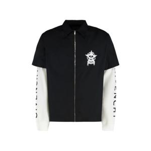 지방시 반팔 셔츠 BM60Y014M6 001 black