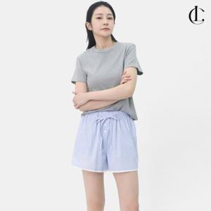 엘케이트 여자 반바지 여름 숏팬츠 스트라이프 줄무늬 팬츠 LNNP016
