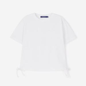 [클라이드]여성 크롭 골지 스트링 반팔티셔츠 FPBTS721F