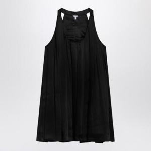 LOEWE Black viscose trapeze mini dress S359Y09XH1VI/Q_LOEW-1100