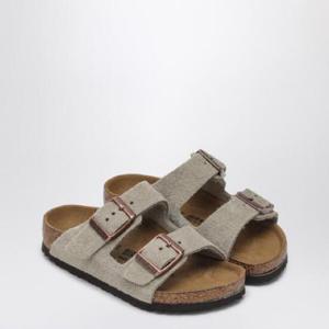 BIRKENSTOCK Taupe suede Arizona slide 1021704SUE/Q_BIRKE-TP