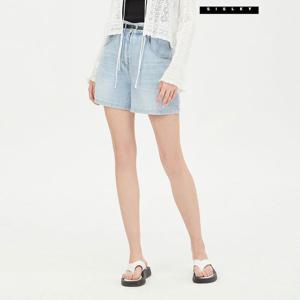 [시슬리] 벨티드 데님 숏 팬츠 SADPC6531