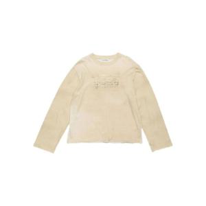 아크네 긴소매 로고 티셔츠 CL0361