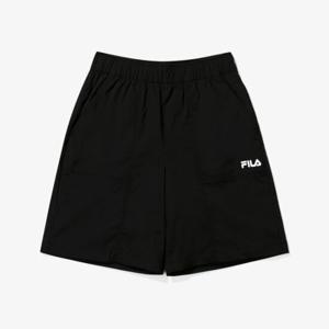 [휠라키즈] 우븐 5부 반바지 (FK2TRG2202M_BLK)