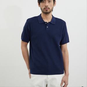 [웰메이드]단독가부산본점인디안 부드러운터치감 면혼방심플 카라니트 MIVBS4M2371BS