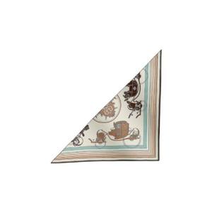 에르메스 엑스 리브리 자이언트 트라이앵글 블랑 마롱 블루 글라시에 H363791S22