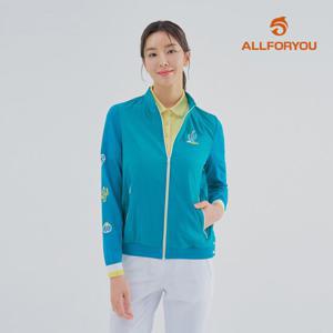 [올포유] [모델착장] 여성 니트 소매 하이브리드 점퍼 AWJUM3161-904