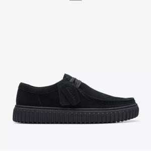 금강제화 랜드로바 클락스 남성 TORHILL LO BLACK 스웨이드 스니커즈CLAOXC4123MF1