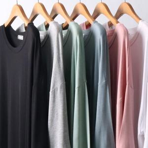 [시드마켓]실키 라운드넥 루즈 반팔티 307I550S 빅사이즈 504
