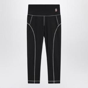 MONCLER GRENOBLE Black leggings in stretch nylon blend 8H000-05899YG/Q_MONGR-999
