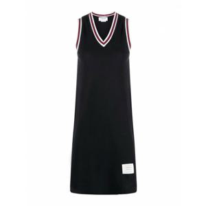 [THOM BROWNE] 여성 니 Length Rwb 코튼 테니스 원피스 FJD108A00050415 Blue /8